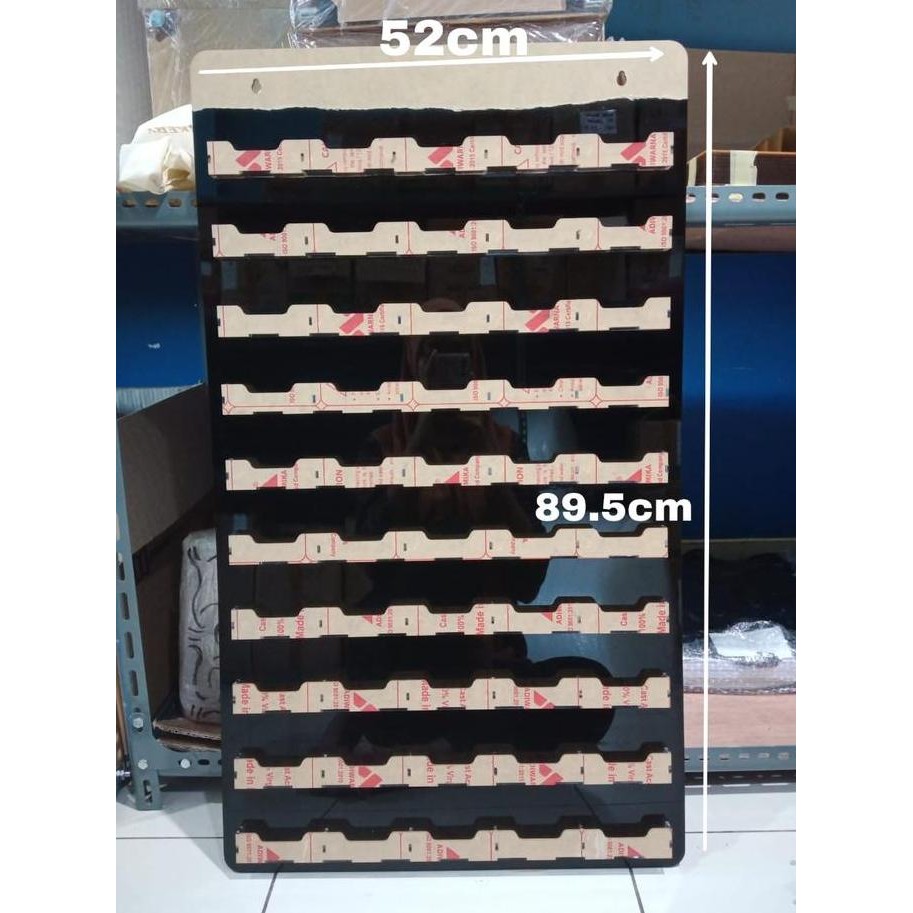 

TERMURAH - Rak kartu KTP isi 48 & 50 bahan acrylic bening / display card akrilik