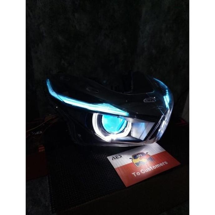 PROJIE BILED AES TURBO SE 2,5 INCH VARIO LED OLD 125 150  SEPAKET REFLEKTOR
