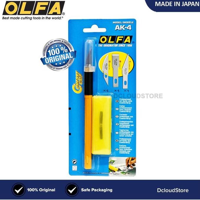 

OLFA Cutter AK-4 Art Knife Cushion Grip