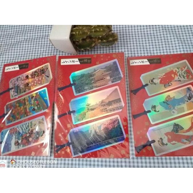 

Bookmark / Pembatas Buku HOLOGRAM JEPANG IMPORT ORI