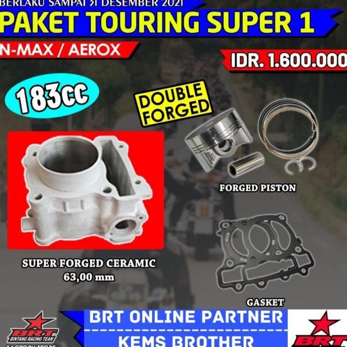 BLOK BRT NMAX AEROX CERAMIC 63 MM ORINAL BRT