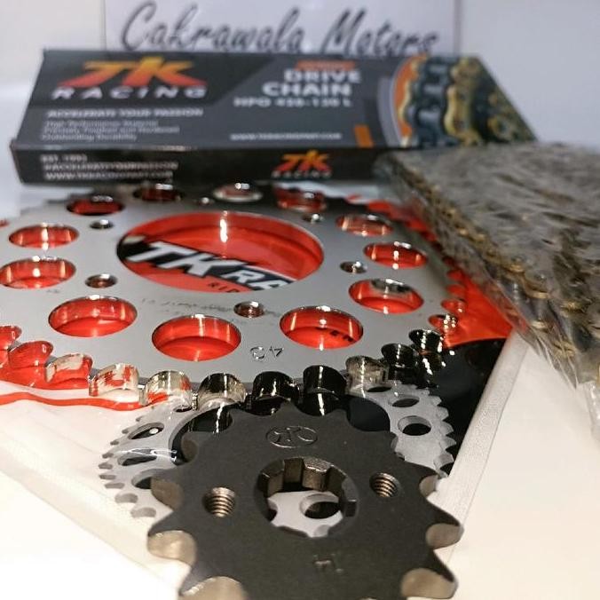 GEAR SET TK 428 VIXION OLD / VIXION NEW / MX KING & RANTAI TK O RING