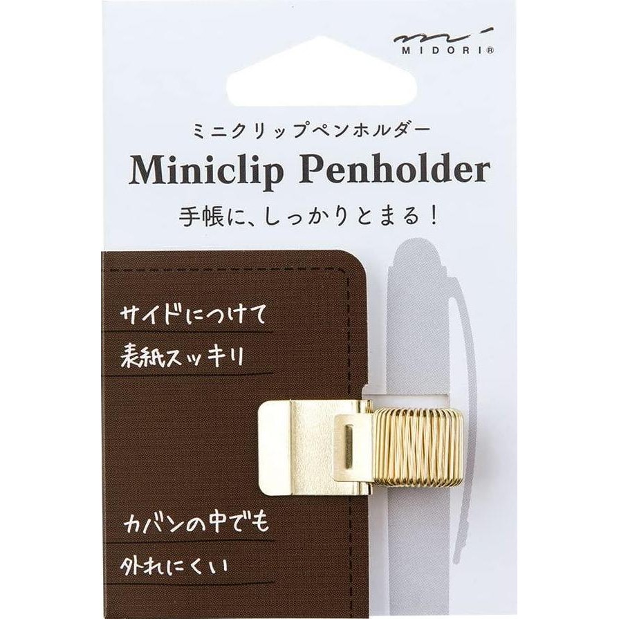 

BEBAS ONGKIR - Midori Mini Clip Pen Holder - jepitan pen / pencil