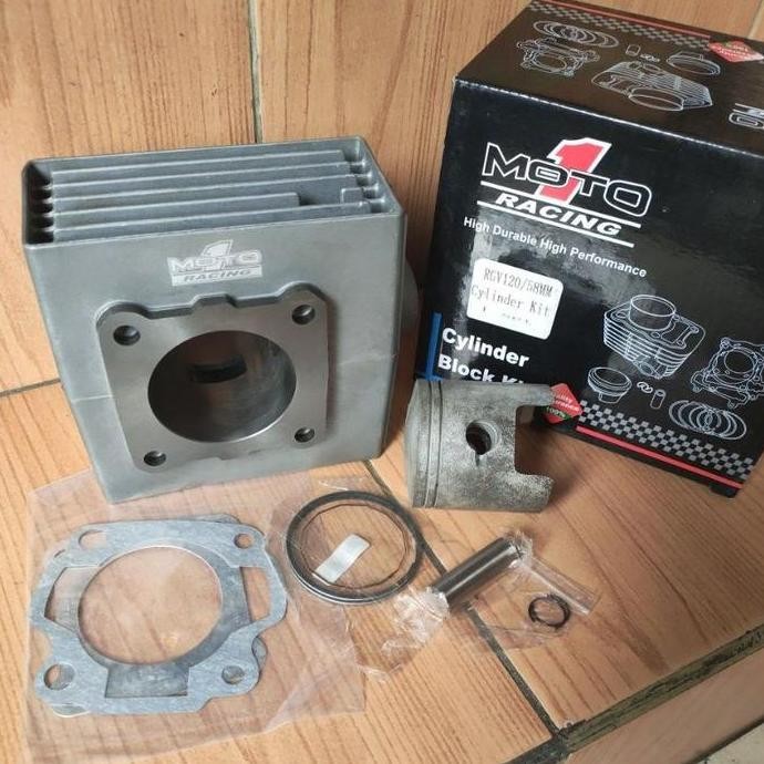 cylider blok seher moto 1 uk 58mm buat motor satria 2 tak/satria hiu