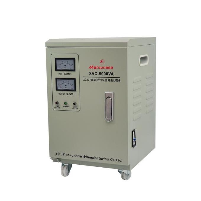 STAVOLT SVC 5000W MATSUNAGA STAVOL LISTRIK 5000VA STABILIZER VOLTAGE