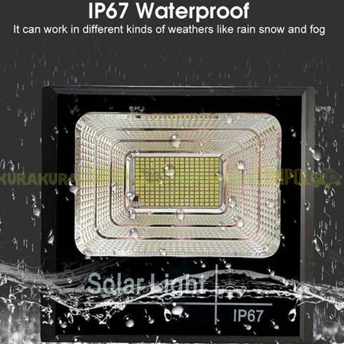 lampu sorot solar panel 50 watt 50w lampu tembak panel surya 50 wat murah