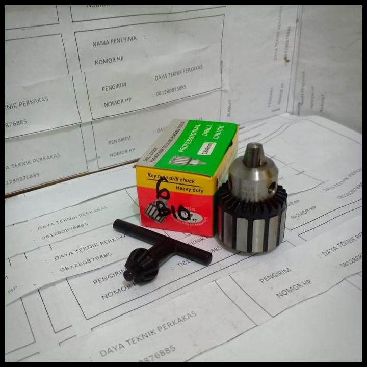GRATIS ONGKIR KEPALA BOR 6MM B10 - DRILL CHUCK 6MM B10 SAN OU - KEPALA BOR MINI 6MM !!!!!!