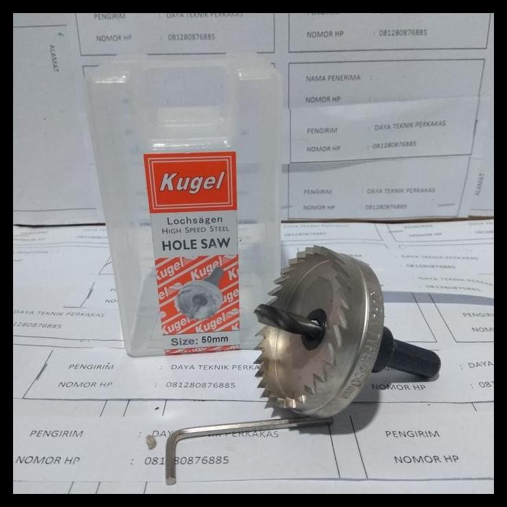 HOT DEAL HOLE SAW BESI KUGEL 50 MM / HOLE SAW KAYU - MATA BOR BESI KUGEL 50MM