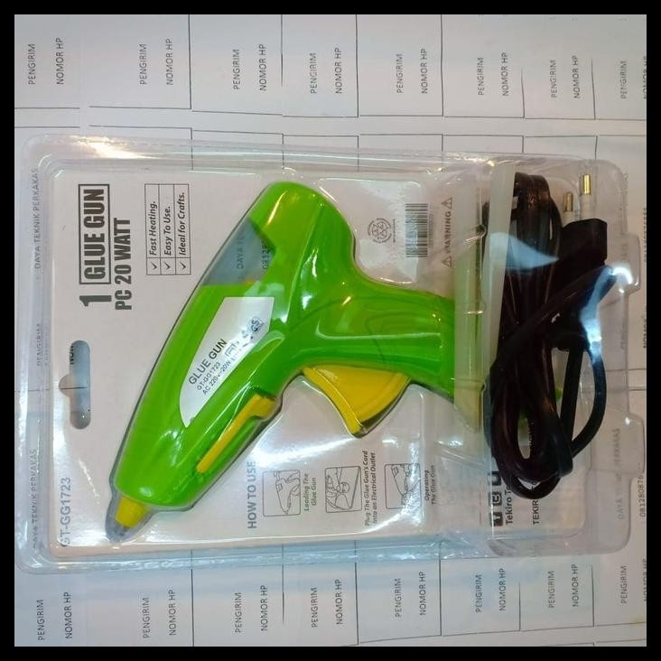 DISKON GLUE GUN TEKIRO 20WATT - GUN GLUE STICK TEKIRO 20W