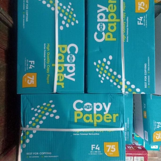 

KERTAS HVS F4 75GR COPY PAPER PER DUS(5RIM)