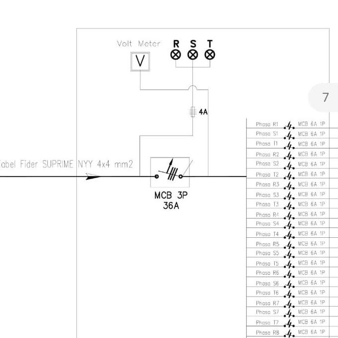 Panel costume listrik 3 phase box panel 60x80 indor murah