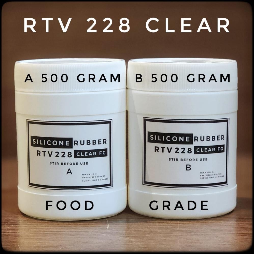 Silicone Rubber 228 Clear Food Grade 1 Kg