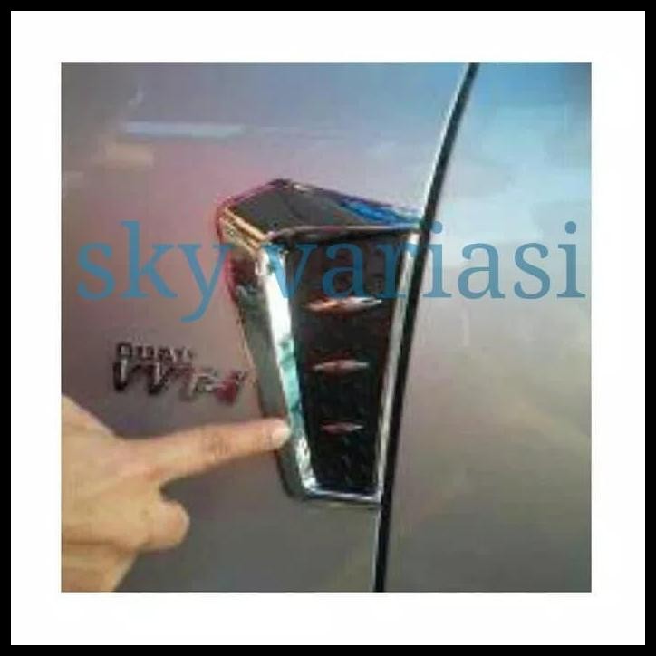 TERMURAH SIDE FENDER / AIR FLOW SAMPING / RING SIDE MOBIL SIENTA 