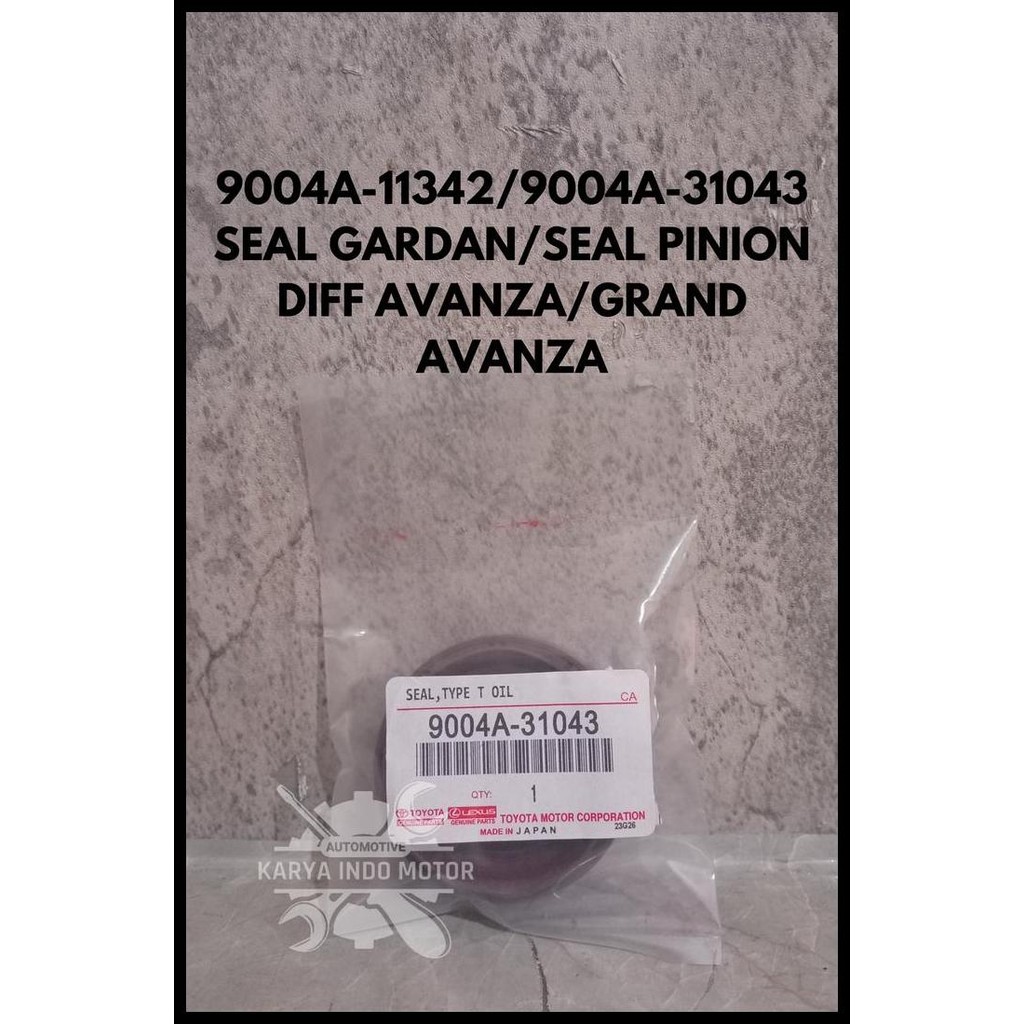 TERBARU SEAL GARDAN PINION GRANMAX LUXIO AVANZA XENIA GRAND AVANZA 9004A-11342/9004A-31043 