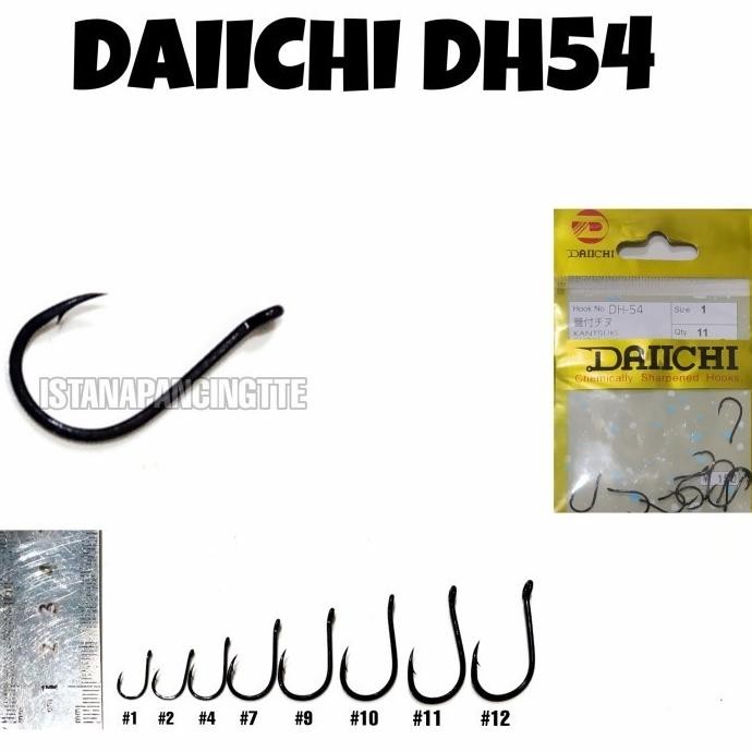 Premium Grosir 1 Pak Kail Daichi Dh 51,54,90 Lubang/Gepeng Isi 40Pcs No 0,8 1 2 3 4 5 6 7 8 9 10 11 