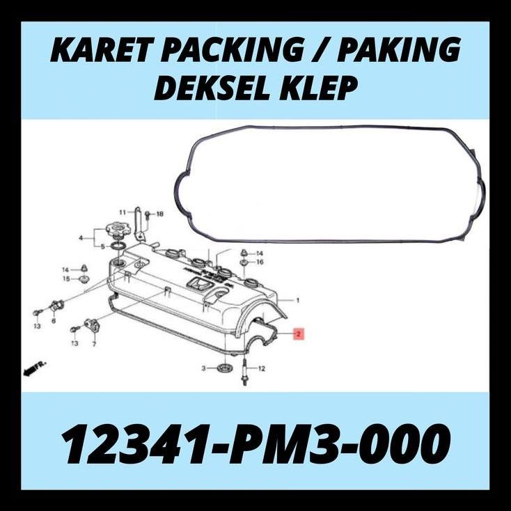 BEST DEAL KARET PACKING / PAKING DEKSEL KLEP CIVIC NOUVA/NOVA 