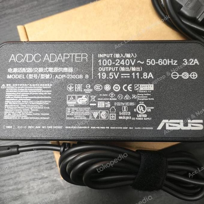 ready Original Adaptor/Charger ASUS ROG ADP-230GB B 19.5V 11.8A 230Watt