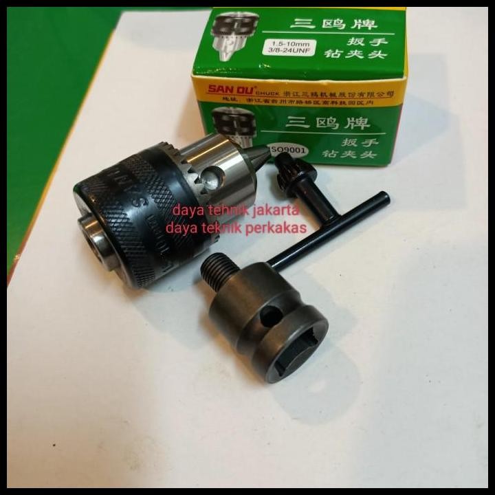 TERMURAH ADAPTOR IMPACT JLD 10MM 3/8" / TAMBAHAN KEPALA BOR IMPACT JLD 10MM 