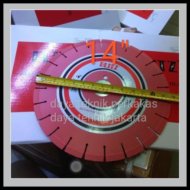 

DISKON BLITZ CUTER 14" TIPE H / DIAMOND WHEEL BLITZ 14" / BLITZ CUTTER ASPAL !!!!!!