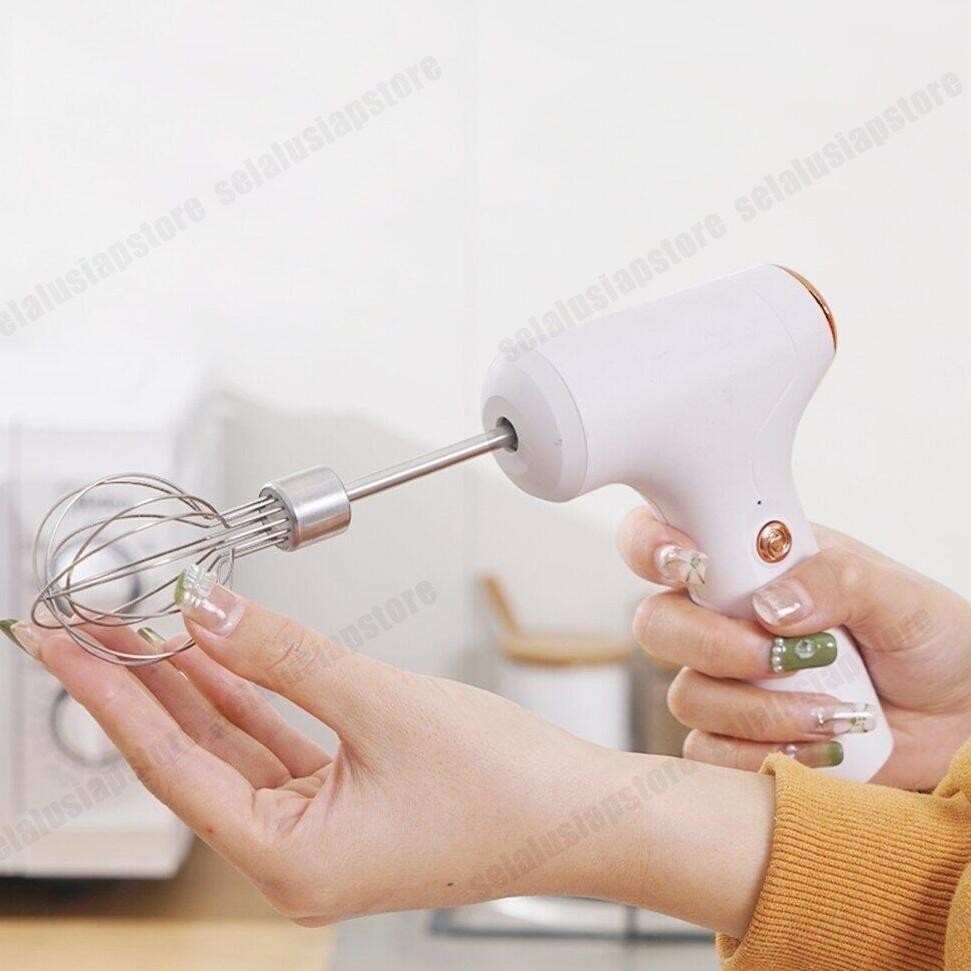 TERLARIS Mixer listrik mini USB rekompleksi mixer manual 2 detachable mixer/manual manual electric w