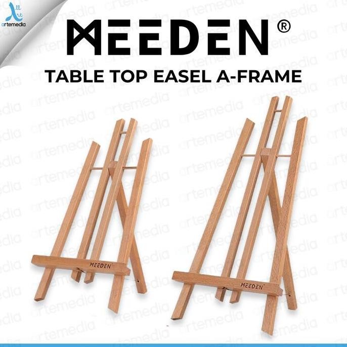 

Meeden Table Top Easel A-Frame Portable Display Solid Wood Stand Lukis
