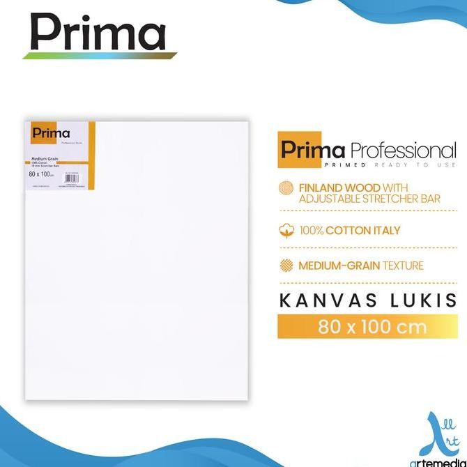 

Kanvas Lukis Prima Professional 80X100Cm Cotton Canvas