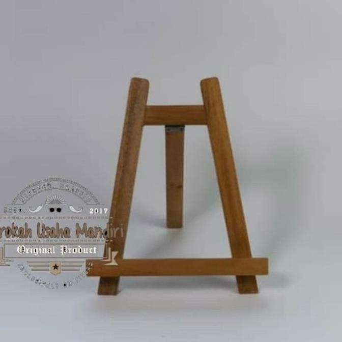 

Petite Wooden Easel || Wooden Canvas Stand || Tripod Blackboard Stand