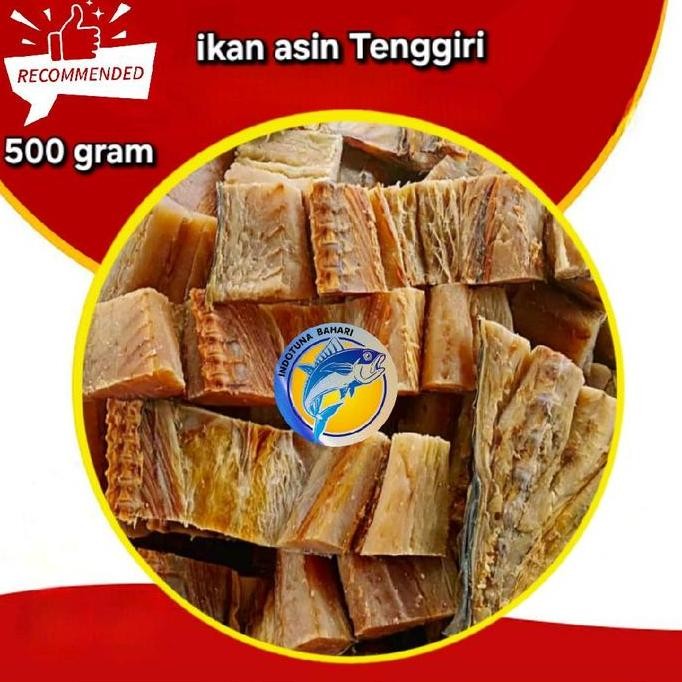

[ READY] IKAN ASIN TENGGIRI 1KG FULL DAGING PREMIUM Murah Food Makanan