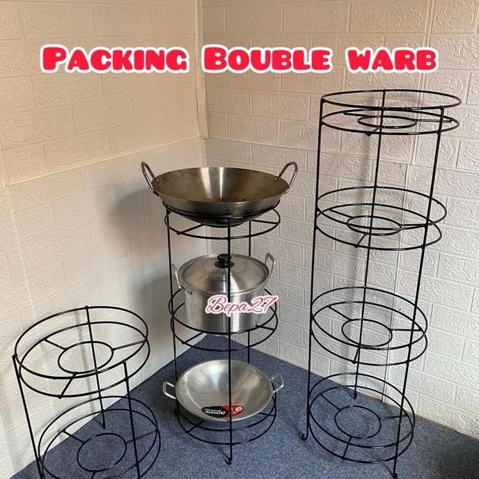 Terlaris Rak Panci Susun Serbaguna Rak Wajan Rak Perabotan Dapur