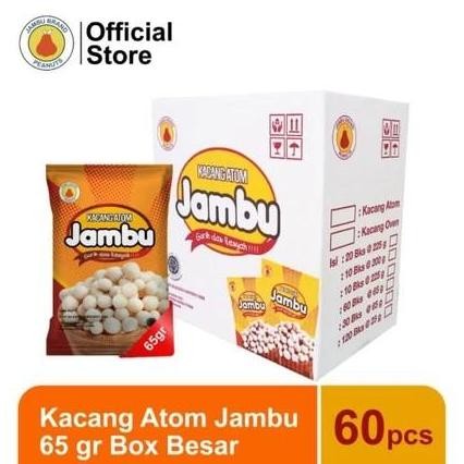 

Kacang Atom Jambu 65Gr Box Besar Isi 60 Pcs Snack Food Cemilan Camilan Makanan