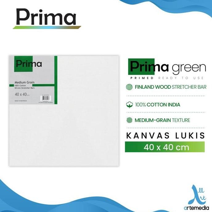 

Kanvas Lukis Prima Green 40X40Cm Cotton Canvas
