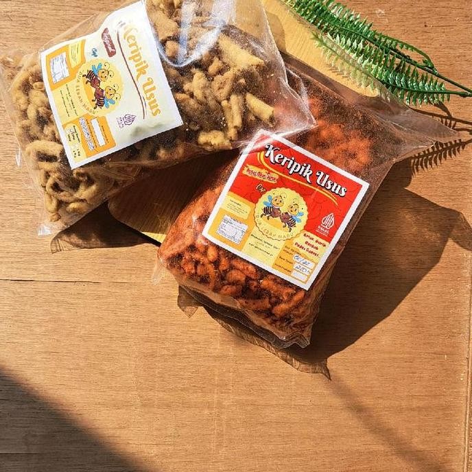 

Sns - 500 Gram Keripik Usus Original Gurih Renyah Food Snack Asin Makanan Cemilan Pedas Kripik