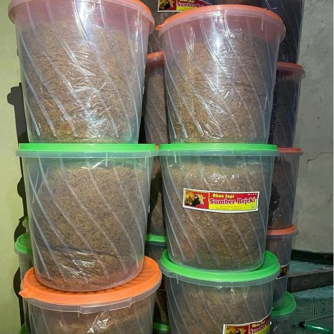 

Abon Sapi Sumber Rejeki Asli Boyolali 1 Kg - Rempah Pilihan Makanan Food Snacks Bayi Spicy Pedas Msg Crispy Keripik Cemilan Bbq