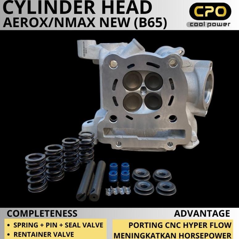 Blok Head NEW NMAX 155 SIZE 20/23 22/25 23/26 Porting CNC Hyper Head Cylinder Head