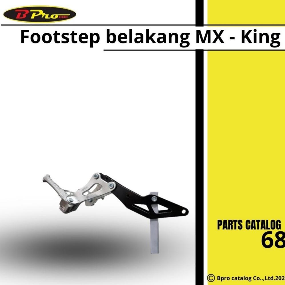 Footstep Underbone Belakang  Mx king Bpro