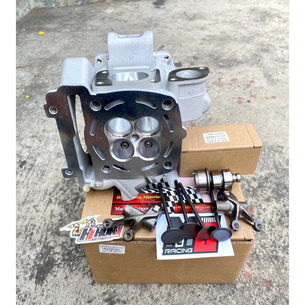 Cylinder Head Kop Racing Jupiter Mx Old mx New Vixion Mx King Set Rra Dan Noken As 24/27