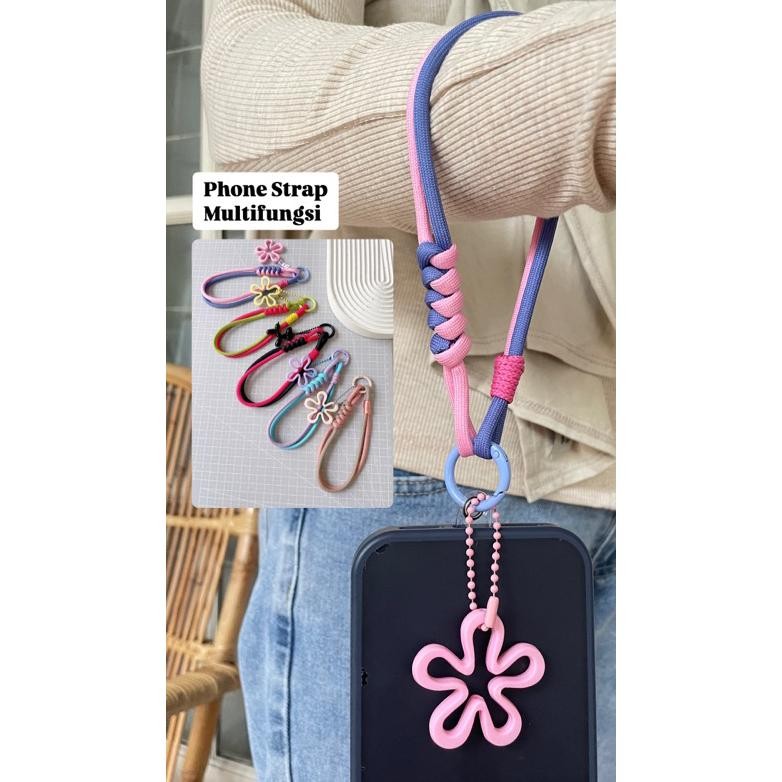 Tali Hp Tangan | Gantungan Botol Airpods Kunci Tas | Lanyard Vape Pods | Phone Strap Korea Aesthetic