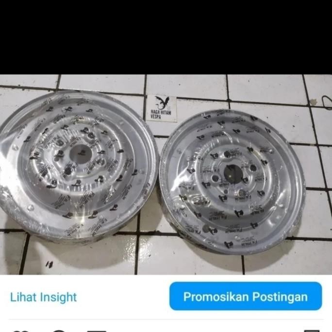 satu buah velg Vespa darling orinal by FA italy baru