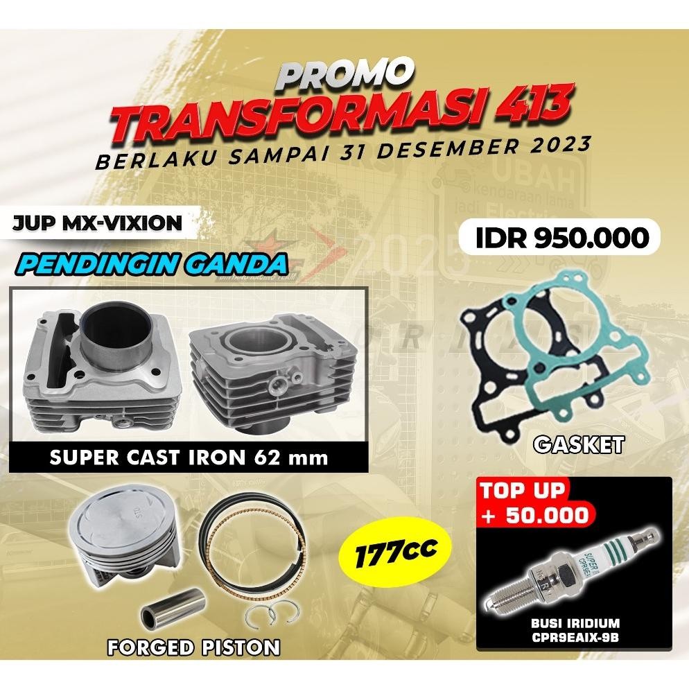 BLOK PISTON JUPITER MX | VIXION | 62 MM | BRT