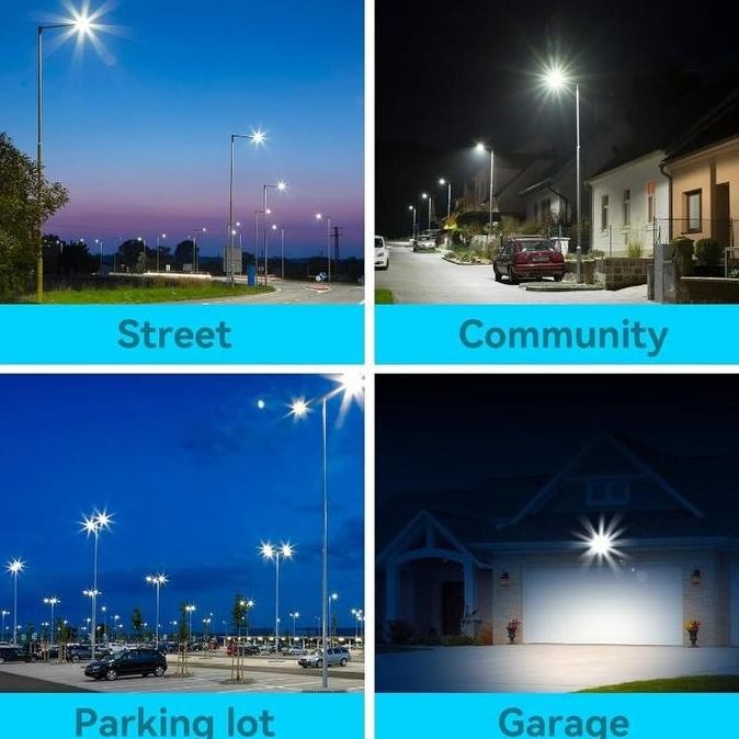 Molong 8000W Proyek Teknik lampu jalan tenaga surya Aluminum shell IP68 Waterproof lampu tenaga sury