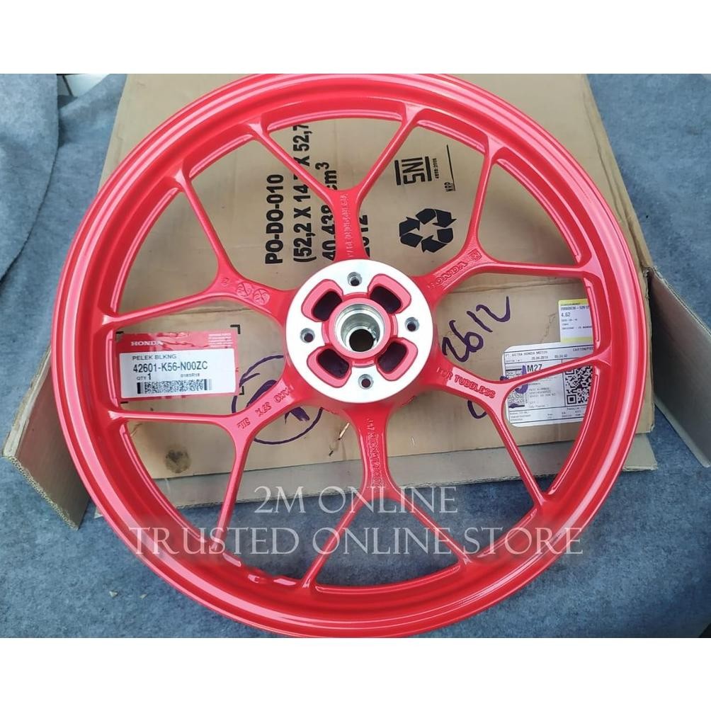 Velg Cw Sonic 150R Belakang Merah Ori Ahm 42601-K56-N00Zc