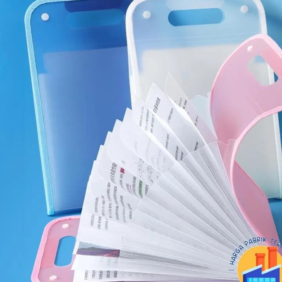 

T Tas File Handle Warna Transparan Anti Air Multi Layer Folder Tas File 13 Sekat Map Tas Dokumen A4 Folder Map Kerja Document