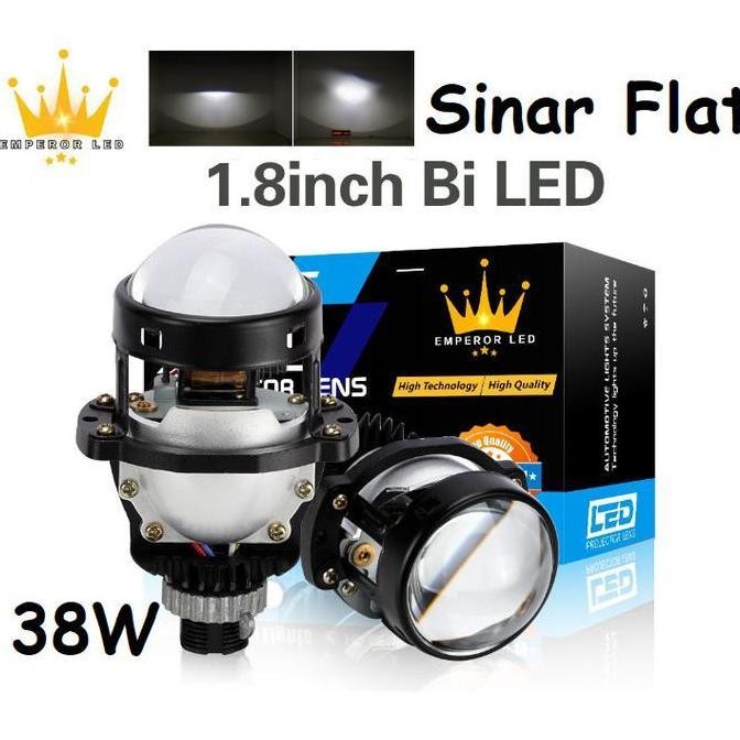 LAMPU PROJECTOR BILED MINI 1.8 INCH PROJIE LED MOTOR MOBIL