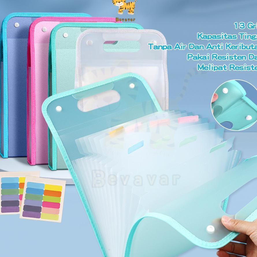 

Id Bevavar Tas File Handle Transparan 13 Sekat Map Tas Dokumen Untuk A4