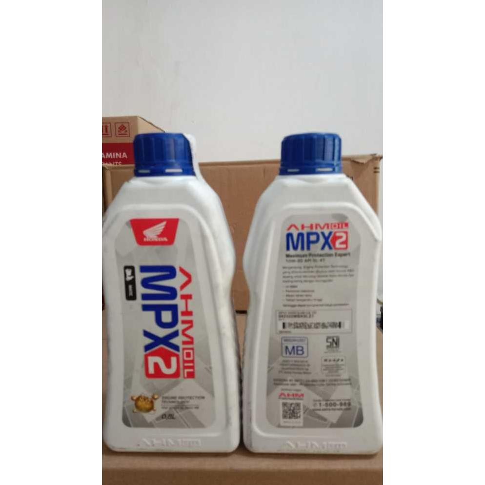 GROSIR OLI MOTOR MPX2 HONDA AHM 10W-30 0,8LX24 BOTOL