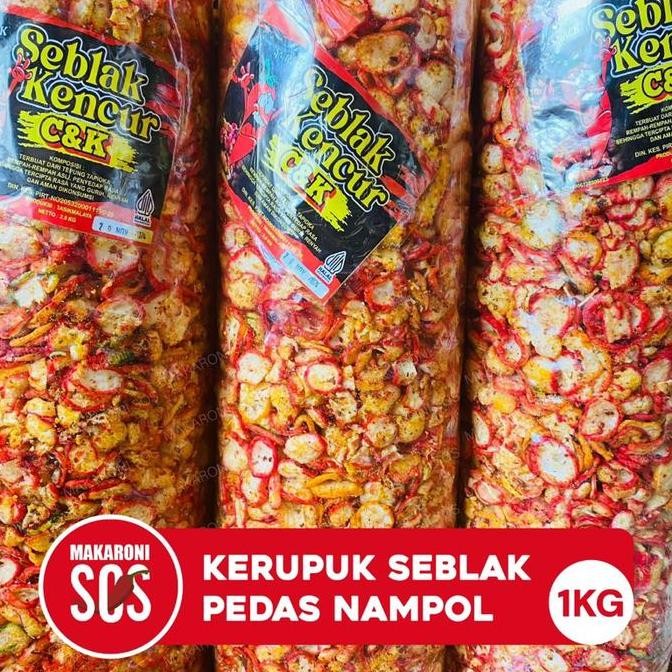 

1KG | Kerupuk Seblak CK 1KG Pedas Kencur Kerupuk Seblak Viral Pedas Kencur Seblak Sedap Snack Food