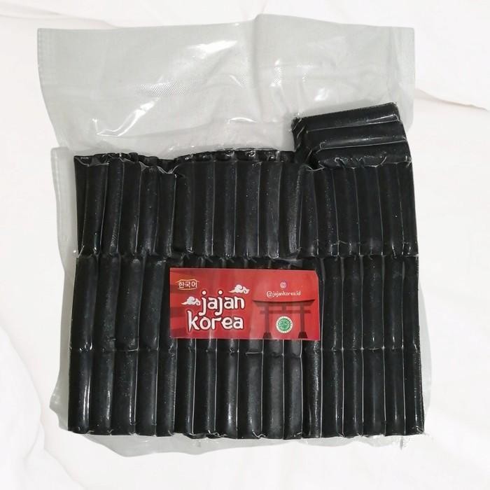 

Black Topoki / Tteokbokki / Topokki Hitam / Rice Cake Jajan Korea 1Kg