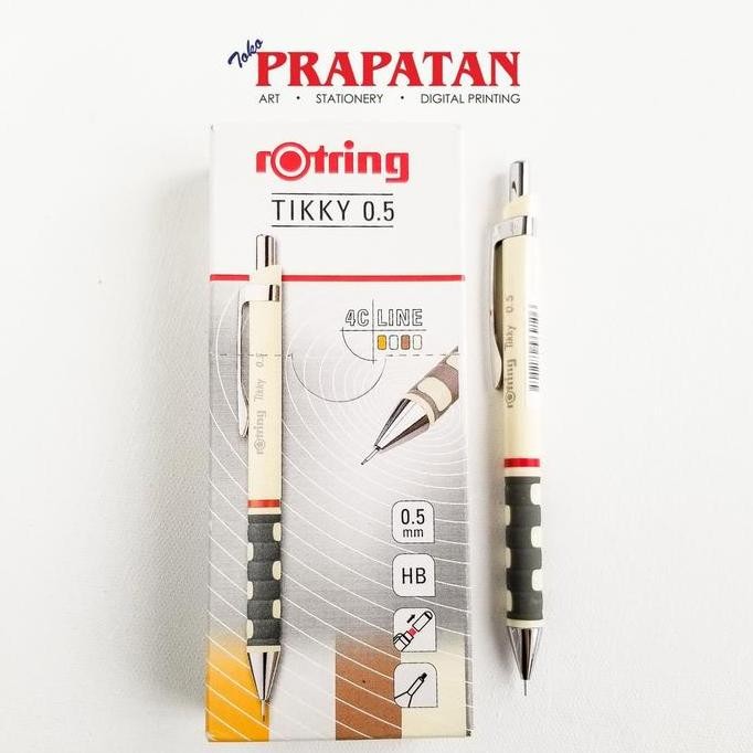

Rotring Tikky 0,5 Fine Lead Mechanical Pencil 4C 9106 New Stok