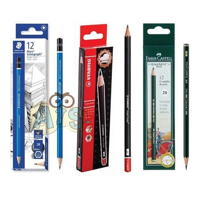 

Pensil Serut 2B 1 Kotak Isi 12 Pcs - Pensil Kayu untuk Menulis & Ujian