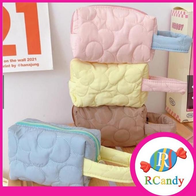 

RCandy Puffy Pouch - Tas Kosmetik & Tempat Pensil Travel Cute Premium